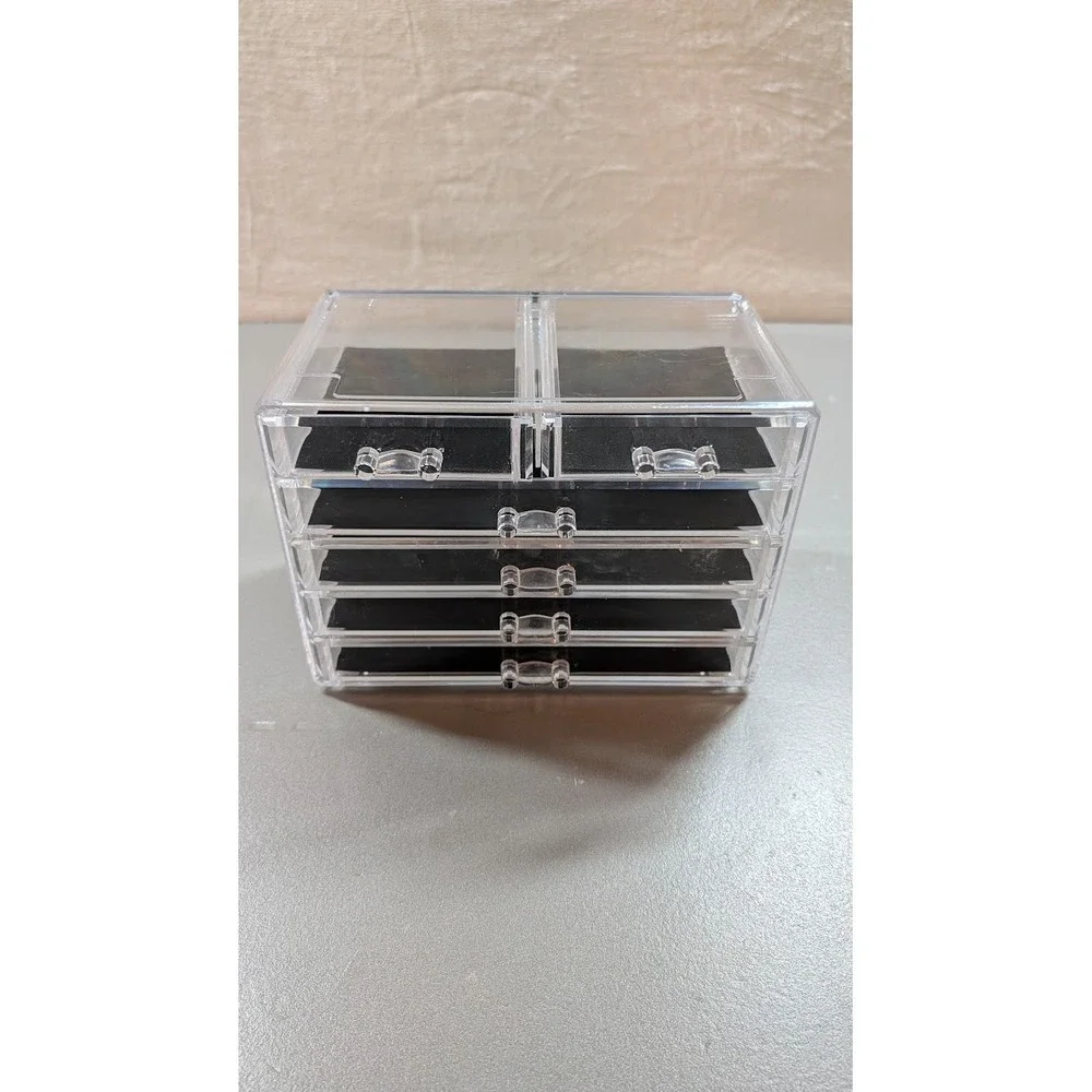 Premium Acrylic 6 Drawer Storage Box Organizer‎ for Coins Currency Collectibles